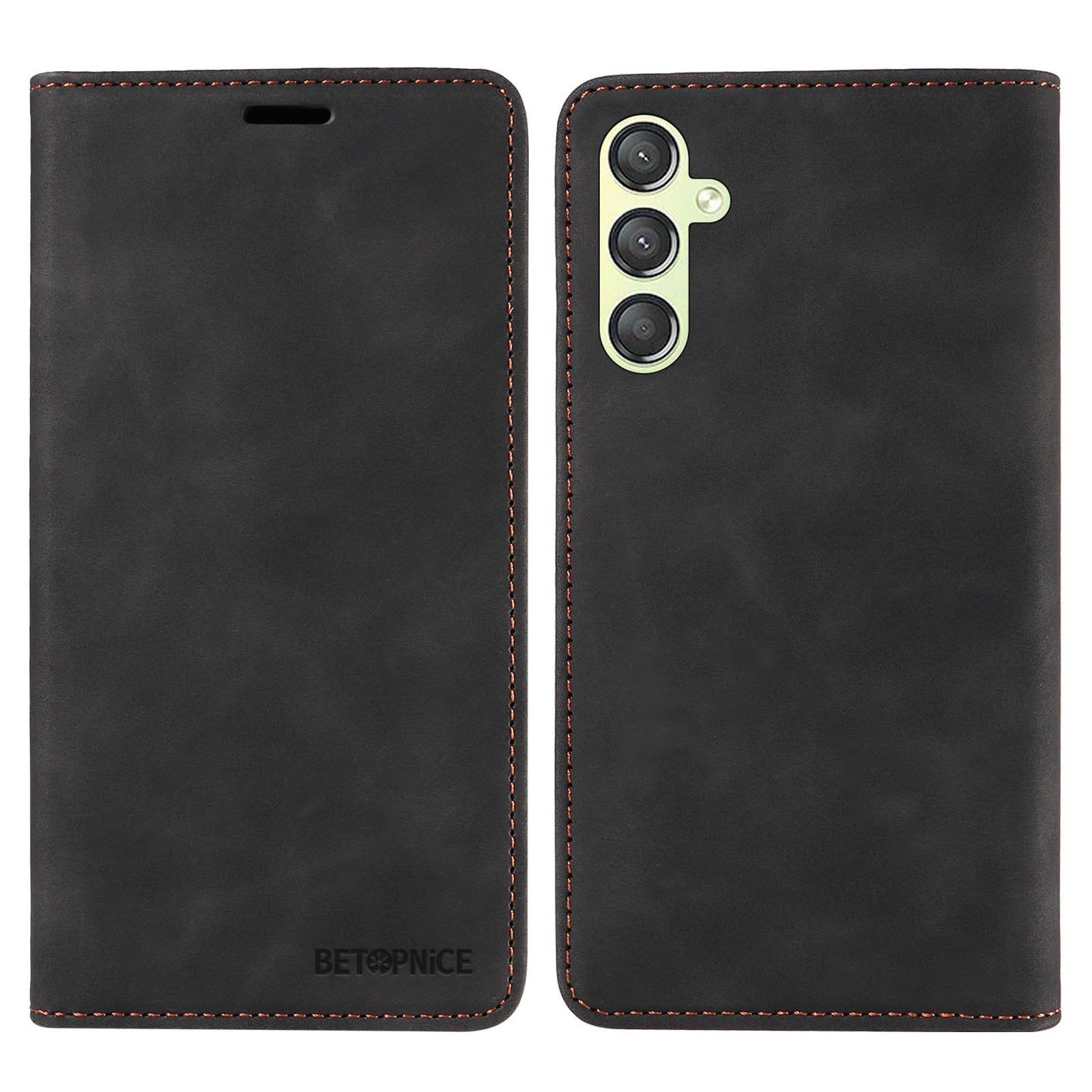 BETOPNICE 003 For Samsung Galaxy A24 4G RFID Blocking PU Leather Stand Cover Shockproof Wallet Cell Phone Case BETOPNICE 003 For Samsung Galaxy A24 4G RFID Blocking PU Leather Stand Cover Shockproof Wallet Cell Phone Case